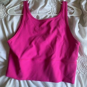 lululemon sonic pink power pivot tank